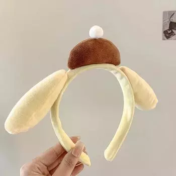 Бархатная повязка на голову с бантом для женщин, большие кроличьи ушки, милая, кавайная, с перекрещенным узлом, обруч для волос, аксессуары для волос для девочек