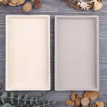 Бархатная шкатулка для хранения украшений, ожерелий, штабелируемых, подносов, сережек, колец, браслетов, органайзеров, поделок своими руками, ящиков, серых серый