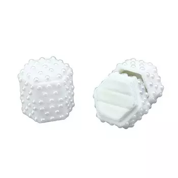 Бархатная шкатулка для жемчужного кольца, шкатулка для кольца с жемчугом, шкатулка для свадебного кольца с жемчужным украшением, упаковка для ювелирных изделий, шкатулка для кольца для предложения Single Ring жемчужина белый