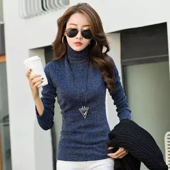 Бархатная утолщенная футболка с длинными рукавами, рубашка с сетчатым низом, тонкий корейский стиль, яркий шелковый пуловер, теплый модный топ S