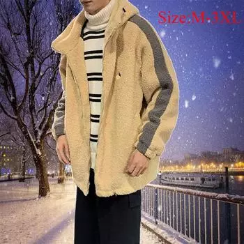 Бархатное хлопковое пальто ягненка Ins 2022 Зима Новая корейская версия Трендовое зимнее пальто M