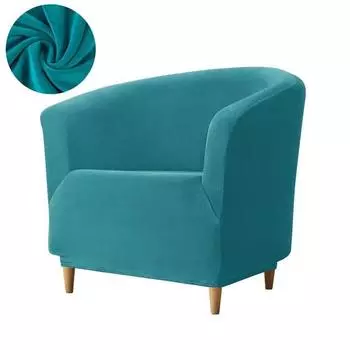Бархатные кресла для отдыха и клуба, чехлы на стулья, эластичный чехол для дивана, съемный эластичный чехол для дивана, чехол для барной стойки, сплошной цвет