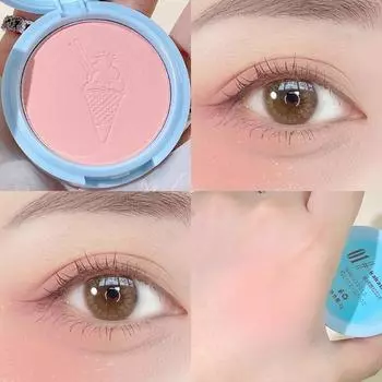 Бархатные румяна Девять цветов Весенняя коллекция Осветляющие тени для век с цветной клипсой