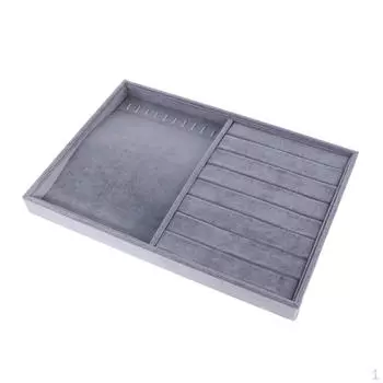 Бархатные серьги, ожерелья, витрина, витрина, органайзер для ювелирных изделий, коробка,