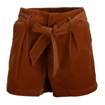 Бархатные шорты с кирпичным поясом Женские DEELUXE 74