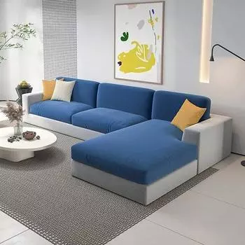 Бархатный чехол для дивана, эластичный чехол, домашний декор в скандинавском стиле, роскошный L-образный угловой диван, чехол для гостиной Back cushion cover