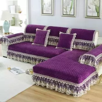 Бархатный чехол для дивана с вышивкой, белое жаккардовое решетчатое полотенце, диван, противоскользящий подлокотник, спинка, диванная подушка, чехол на сиденье для гостиной 70x70cm 1pcs