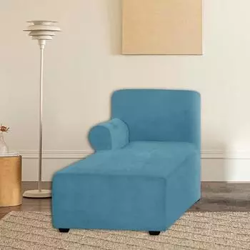 Бархатный чехол для дивана-шезлонга L-образный эластичный чехол для дивана-кровати, нескользящий, моющийся, съемный, чехлы для дивана, защита для мебели