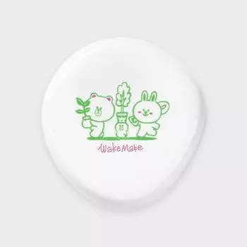 Бархатный чехол Line Friends Wake Make Make Make Brown On Green Water (нет. 21)