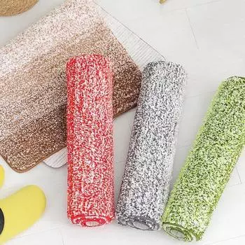 Бархатный коврик для ванной комнаты со снежинкой, впитывающий напольный коврик для ванной комнаты, кухни, нескользящий коврик, коврик для двери, коврик для спальни, коврик для ног 38cmx58cm