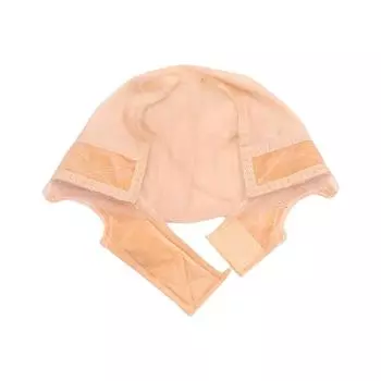 Бархатный кружевной парик сетка-шапочка кружевная повязка на голову парик сетка-шапочка уход за кудрявыми волосами One Size бежевый