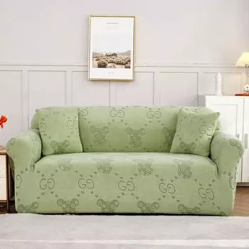 Бархатный трехмерный чехол для дивана, нескользящий одноместный двойной комбинированный универсальный эластичный чехол для дивана 90-140cm