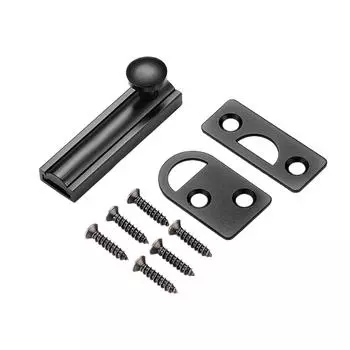 Barn Slide Latch Door Bolt Lock Bathroom Home Security Latch Brass Hardware With Screw Sliding Lock Bedroom Gate Safety Lock