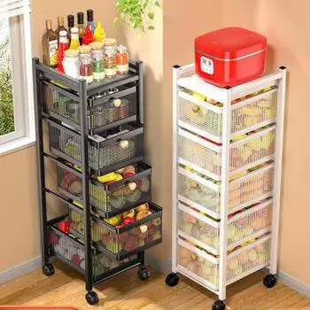 Барная тележка, кухонная полка, дышащая корзина для фруктов, угловая многослойная стойка, стеллаж для хранения, винная тележка, барная тележка для кухни