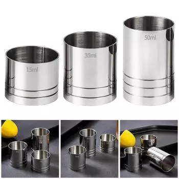 Барная утварь Инструменты Мерная кружка Коктейль Бар Джиггер Напиток 25мл/35мл/50мл 25ML