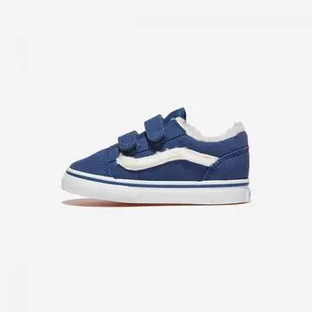 Barnes Old School Velcro Vn000cpzblu Sherpa Pop Blue 130