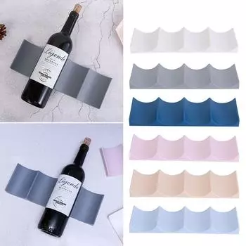 Барные принадлежности для настольного коврика для демонстрации вина, органайзер для банок, подставка для напитков, держатель для винных бутылок синий