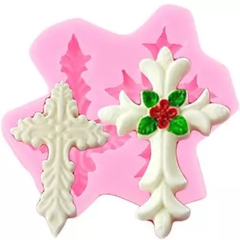 Барочная прокрутка с рельефным крестом, силиконовая форма, сделай сам, топпер для кексов, инструменты для украшения торта из мастики, шоколадная мастика, конфеты, смоляная форма