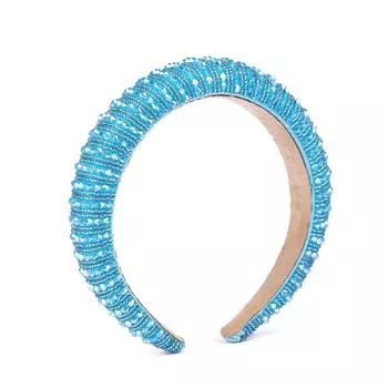 Барочный стразовый ободок Кристальная мягкая повязка на голову Блестящие аксессуары для волос для женщин девушек