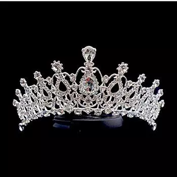 Барокко свадебный венец детские украшения венок головной убор свадебная студия ювелирные изделия аксессуары красный