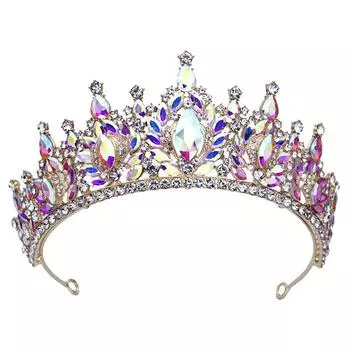 Барочная принцесса корона диадема королевские тиары и короны королевы свадебное платье корона ювелирные изделия аксессуары для головы
