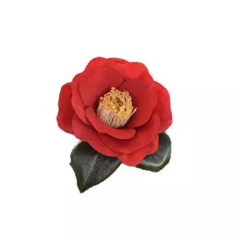 Barrettes Camellia Hairpin Cloth Bohemia Hair Clip Simulation Flower Duckbill Clip Photo Props