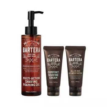 Bartera Multi-Action Shaving Foaming Oil Project, популярная корейская мужская косметика