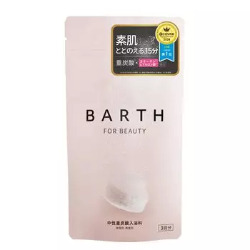BARTH Bath Нейтральная формула для ванны с бикарбонатом BEAUTY 9 таблеток Увлажняющий коллаген Гиалуроновая кислота Без запаха для ванны (3 раза) [Красота и косметика]