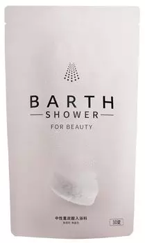 BARTH Bath Нейтральный Бикарбонатный Ванна Заряд для Душа Ванна Душ Ванна Заряд Увлажнение Влажность Красивая Кожа Чистота Поры Пятна (30