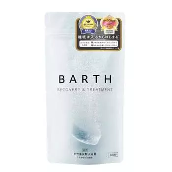 BARTH Bath Neutral Bicarbonate Bath Salts 9 Tablets (3 times) Small Gift Sweating High Concentration Bath Beautiful Skin [Quasi-drug]