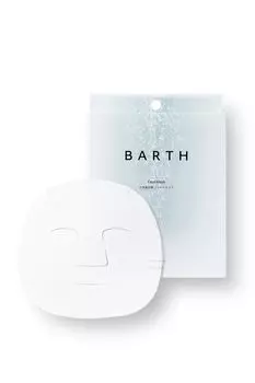 BARTH Bath Neutral Bicarbonate Face Mask 3 Packs Beauty Skin Care Сделано в Японии Чистый хлопок Органические растительные ингредиенты для красоты 3 (Увлажняющий