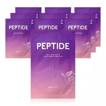 Baru Lab The Clean Vegan Mask Pack Wrinkle Improvement Peptide, 10 упаковок, 1 упаковка