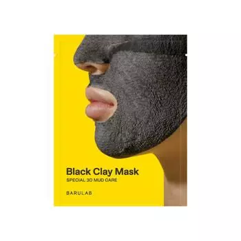Barulab Black Clay Mask Special 3D Mud Care, Moisturising, Kbeauty, корейская косметика, пробник