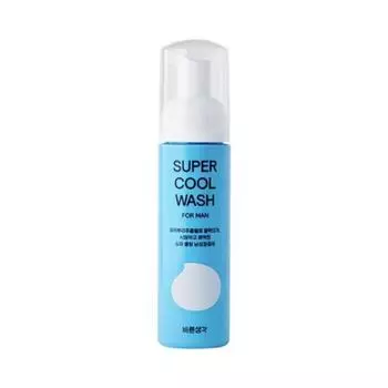 Barunsaengkak Super Cool Wash for Men Men’s Cleanser, 400ml, 1 unit