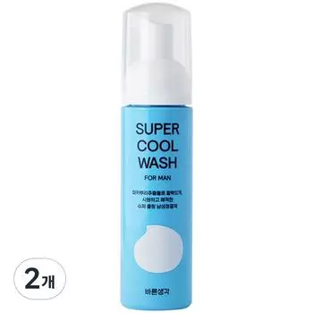 Barunsaengkang Super Cool Wash for Men очищающее средство для мужчин, 200 мл, 2 шт.