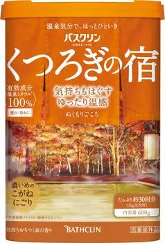 Basculin Relaxation Соль для ванн Теплая и комфортная 600 г 30 Hot Spring Emotion Ингредиенты для горячих источников [Квази-лекарство] (приблизительно. порции)