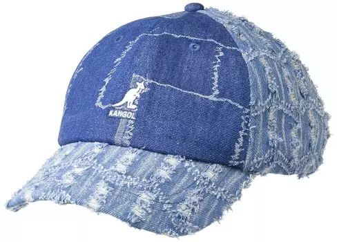 Baseball Cap Denim Mashup Baseball MEDIUMBLUE 23 [Kangol] (71)