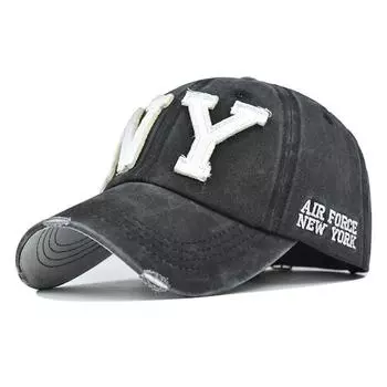 Baseball Cap Snapback Hat Sun Hat Spring Autumn Baseball Cap Grey Adjustable