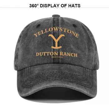 Baseball Cap Snapback Hat YELLOWSTONE Sun hat Spring Autumn baseball cap Sport cap Fitted Cap Hats For Men Women