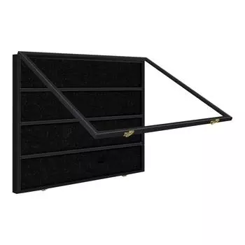 Baseball Card Display Case Clear View Holds Sport Cards Lockable Trading Cards Storage Trading Card Collector Wall Cabinet