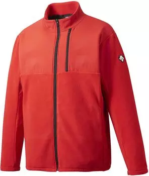 Baseball Fleece Full Zip Fleece Jacket Red [DESCENTE] DBX-2462 Men s красный