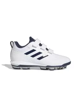 Baseball Spikes Stabil 5 Points Low AC Kids Footwear Navy Metallic cm [Adidas] White/Team Blue/Silver (GV9376) 21.5