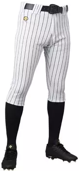 Baseball Uniform Pants Short Fit Pants S White x Black [DESCENTE] DB-7014PB Men s