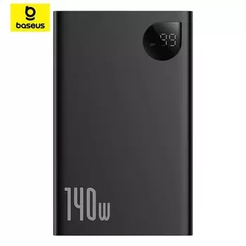 Baseus Adaman 140W Power Bank 24000mAh Быстрая зарядка Портативное зарядное устройство для iPhone 16 15 Pro Max Ноутбук Планшет