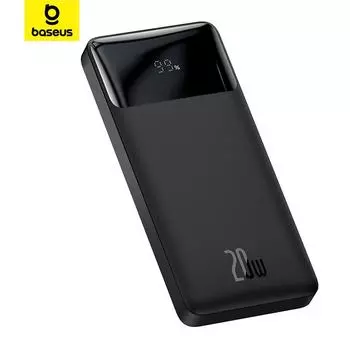 Baseus Bipow Цифровой дисплей Быстрая зарядка Power Bank 10000mAh-30000mAh 20W