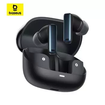 Baseus Bowie M2s ANC Наушники Bluetooth 5.3 Гибридные -48 дБ Беспроводные наушники с шумоподавлением Поддержка 3D Пространственного аудио Наушники