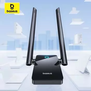Baseus FastJoy Series WiFi Adapter 1300Mbps Dual Band Connection Wifi 6 Router