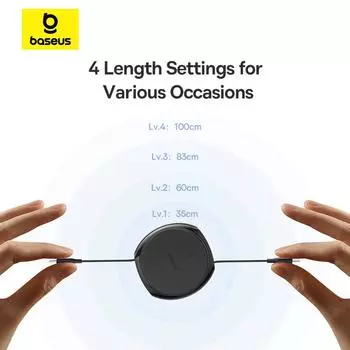 Baseus Pathfinder Series Free2Draw Кабель для быстрой зарядки данных типа C — Type-C, 100 Вт