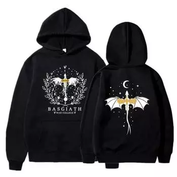 Basgiath War College Hoodies Fourth Wing Women Men Clothing Printed Graphic Sweatshirt Streetwear Tops Fashion S