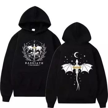 Толстовка Basgiath War-Sudadera с капюшоном S чёрный